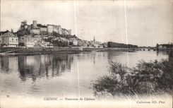 CPA Chinon Panorama of Cbateau