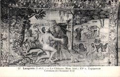 Creacion de CPA Langeais Le Castle Tapestry del hombre AdAn de I