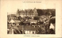 Castillos de CPA de Langeais Francia