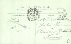 CPA Langeais Le Castle una puerta