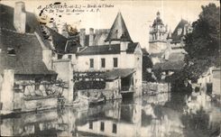 CPA Loaches Edges of I Indre the Tower St Autoine