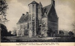 CPA Plessis Les Tours Le Chateau (Mon Hist) Facade Ouest Ancienne Demeure Du Roi Louis XI