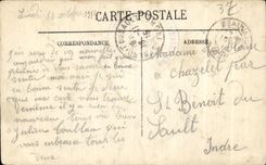 CPA Plessis Les Tours Le Chateau (Monument historique) Facade ouest