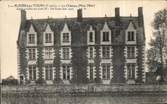 CPA Plessis les Tours Le Chateau (Monument historique) habite autrefois par Louis