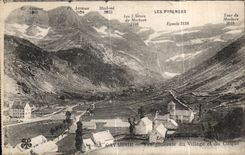 CPA Gavarnie View of Village and the Circus