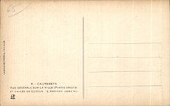 CPA Cauterets View On City And Valley of Lutour