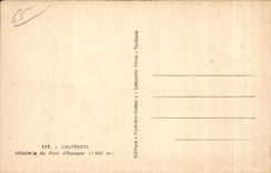 CPA Cauterets Hotel trade of the Bridge Spain