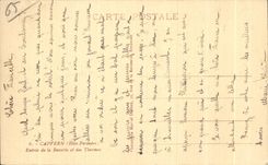 CPA Capvern les Bains Entrance of the Refreshment bar and the Thermal baths