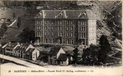 CPA Bareges Photogravure Northern Hotel Frontage