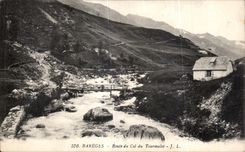 CPA Bareges Road of the Collar of Tourmalet