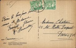 CPA Bagneres de Bigorre Church Saint Vincent