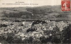 CPA the Pyrenees Bagneres de Bigorre View Palomieres