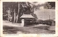 CPA Bagneres De Bigorre Entrance of the Thermal Park of Hello