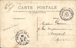 CPA Bagneres de Bigorre Excursion with the Lake Bieu Hotel trade of Chiroulet and the Throat of the Lake Bieu