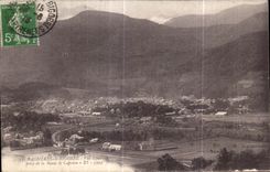 CPA Bagneres de Bigorre View taken of the Road of Capvern