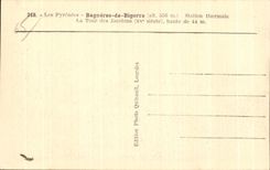 CPA the Pyrenees Bagneres de Bigorre Thermal spa the high Tower of the Jacobins of