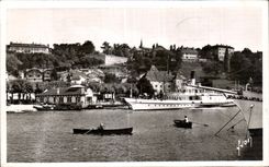 CPA Thonon Les Bains Hte Sav the Port Boat