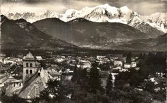 CPA Sallanches View And Mountain of the Mount Blanc