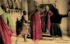 CPA high Savoy Megeve the Martyrdom the Judgment