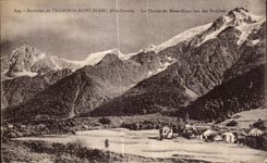 CPA Enviroes de Chamonix Mont Blanc the Chain of the White Word seen of Houches