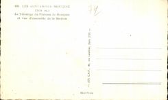 CPA Contaminate Them Montjoie the Chair-lift of the Plate of Montjoie and sight together of the Station