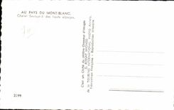 CPA Au Pays Du Mont Blanc Chalet Savoyard Des hauts alpages