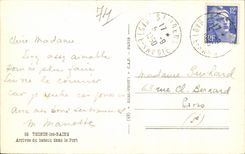 CPA Thonon Les Bains Arrival of the Boat in the Port Boat