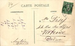 CPA Megeve Cascades of Beautiful with Wood