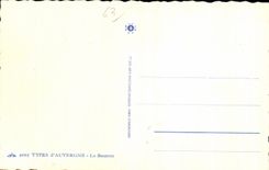 CPA Types d Auvergne La Bourree Folklore Costume