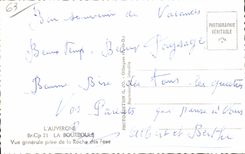 CPA L Auvergne La Bourboule Vue Generale prise de la Roche des Fees