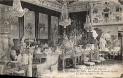 CPA L Auvergne Illustree Environs de Billon Interieur du Chateau de Seymier La Salle des Etats