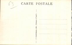 CPA the Mount Gilds Place Michel Bertrand the Thermal baths