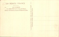 CPA La Bourboule kiosque de concerts Square du Marechal Joffre