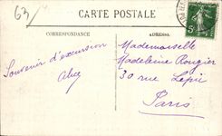 CPA the Mount Gilds Panorama seen of the Road of Clermont