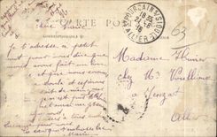 Estatua de CPA Clermont-Ferrand de la iglesia de Vercingetorix del hotel grande de Minitimes la oficina de correos y los lugares de Gredit Lyonnais de Ja