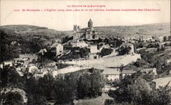 CPA Saint Nectary Church (my hist) of the XI and XII centuries Curious sculptures about the Capitals