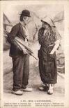 CPA L Auvergne Quand te ribarai e Cliarmon fase attenchu de segre lai granda ruais Folklore Costume