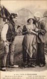 CPA L Auvergne Dia de dia la bouno sopa que fayen imbe de rabellais como co Folklore Costume