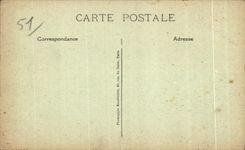 CPA the Great War Castle of Harazee (the Marne) Militaria