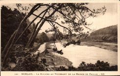 CPA Morlaix La Riviere Au Tournant De La Maison De Paille 
