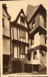CPA Morlaix Rue Ange de Guernisac Vieilles Maisons