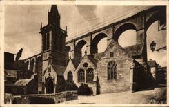 CPA Morlaix Eglise Sainte Melaine