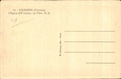 CPA Locronan Finistere Church XV Century Pieta