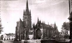 CPA Le Folgcet Finistere Basilique du Folgoet