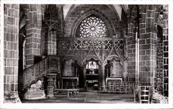 CPA Interieur de I Eglise de Le Folgoet Finistere