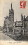 CPA Le Folgoet Finistere L Eglise les deux Tours 