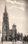 CPA Le Folgoat Facade de I Eglise Notre Dame