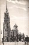 CPA Le Folgoat Facade de I Eglise Notre Dame