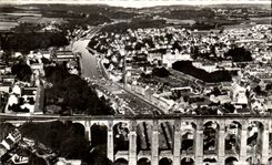 CPA Morlaix Vue generale aerienne