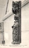 CPA Morlaix Escalier de la Grande Rue Tete de la Colonne Statue de Saint Pierre de Verone